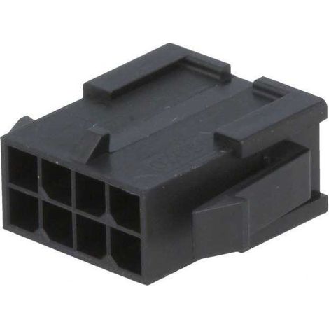 Connettore Micro Fit femmina porta maschio 4X2 vie