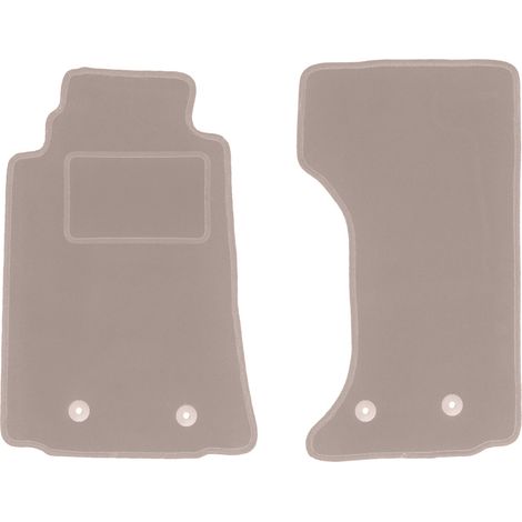 Tapis en velours beige pour Mazda MX-5 III cabriolet (2005-2015) (1/5)