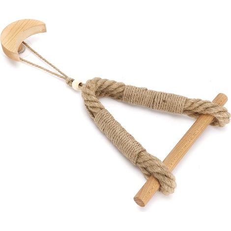 Porte-accessoires de toilette Omabeta, en corde chanvre, industriel, (1/5)