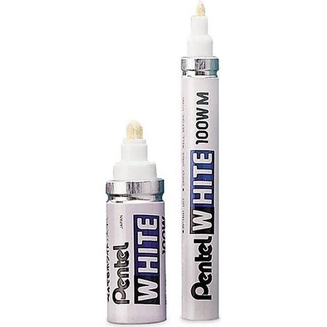 Marqueur Peinture Blanc 500 ml - Résistant et Pratique - Idéal pour Divers Supports - D-Work (1/2)