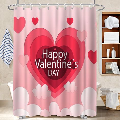 Rideau douche polyester 180x180 imprimé voile de douche pour un moment de détente absolue (1/5)