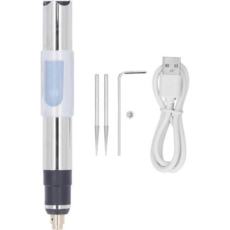 Outil de gravure électrique 25W 5000 à 25000 tr/min, stylo graveur sans fil Rechargeable par USB, rotatif (1/5)