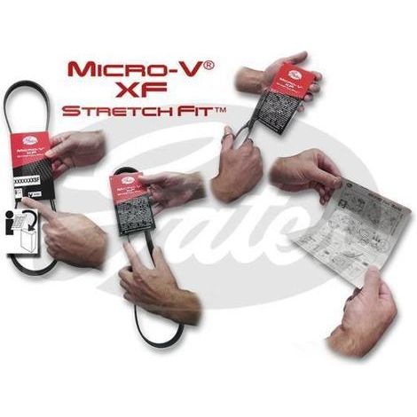 Courroie trapézoïdale à nervures Gates 4PK895SF BMW 64557795144