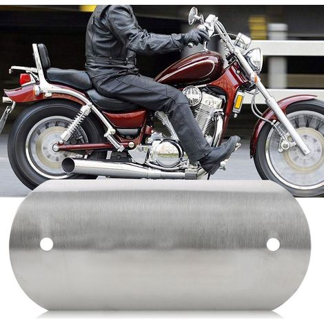 Protège-talon pour tube intermédiaire d'échappement de moto, écran thermique de protection de liaison (1) (1/5)