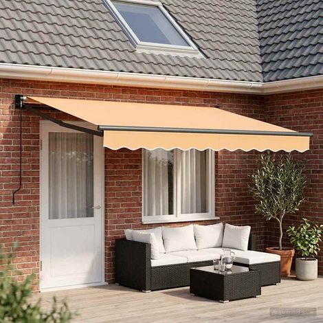 Teenpull – Ausziehbare Markise Sand 4 x 2 m 100% Polyester und Aluminium (1/5)