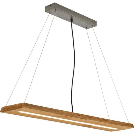 [NEUWERTIG] B-Ware Trio Led Pendelleuchte Brad Holzfarbig Hängeleuchte Deckenlampe Deckenleuchte26