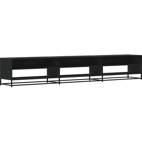 Maison Exclusive - TV-Schrank Schwarz 270x40x46 cm Holzwerkstoff