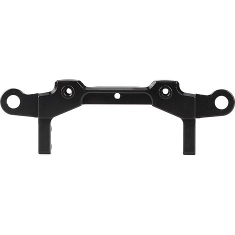 Pare-chocs arrière en alliage d'aluminium / Support de colonne de carrosserie compatible avec les modèles RC 1/10 Axial SCX10 III (noir) (1/5)