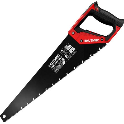 55,9 cm Scie manuelle pour scier, tailler, jardiner, tailler et couper du bois, cloison sèche, tuyaux en plastique, poignée ergonomique confortable et antidérapante HT0026-SA (1/5)