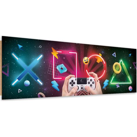 Quadro deco panel, Pulsanti e controller di gioco - 90x30 (1/5)