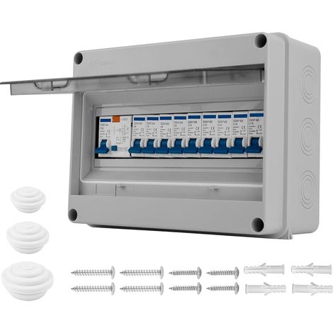 63A 9-fach wasserdichter Sicherungskasten mit IP65-Schutzart (1/5)