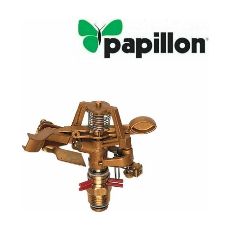 IRRIGATORE A SETTORI IN METALLO CON REGOLAZIONE GITTATA " PAPILLON (1/6)