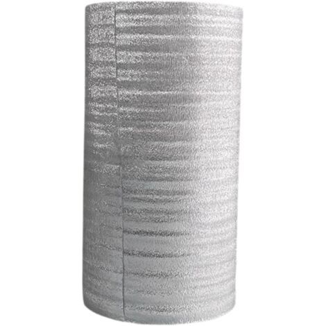 QORVA-Rouleau d'isolation réfléchissant d'isolation thermique de 3 mm, feuille d'aluminium autocollante pour le transport de fruits, de, 40cmx10m