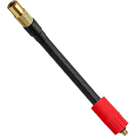 Tuyau d'air tressé en cuivre de 6 mm pour gonflage de pneus de voitures, motos, vélos - Résistance haute pression (1/2)