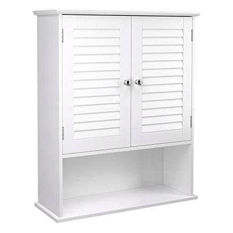 Wandmontierter Badezimmerschrank mit verstellbarem Regal