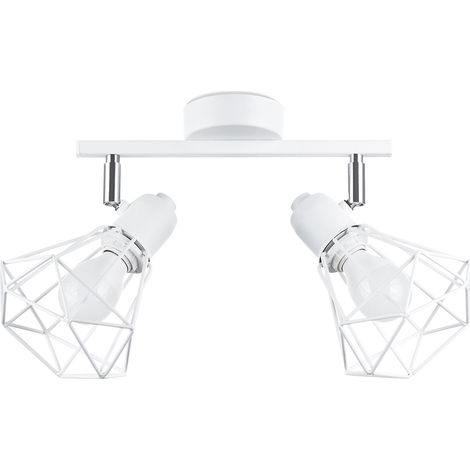Lámparas de techo Artemis blanco acero 2xE14 31cm Sollux (1/5)