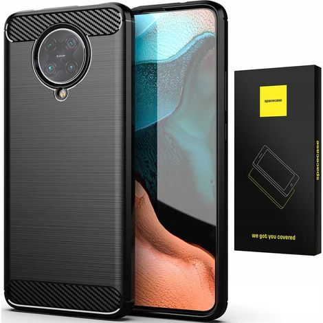 Étui Spacecase Carbon Poco F2 Pro noir (1/5)