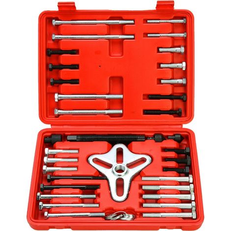 Lntyq Lot de 46 extracteurs de volant universels à 2/3 bras avec mallette de transport (1/5)