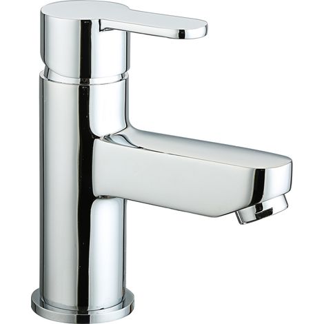 Bathroom Single Lever Faucet Chrome Basin Sink Mixer Tap (1/5)
