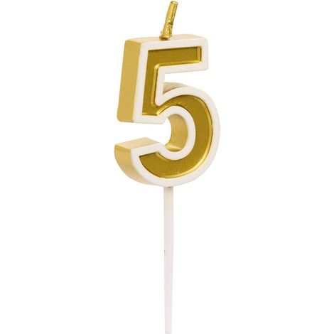 Bougie d'anniversaire numéro 5 - 5five (1/2)