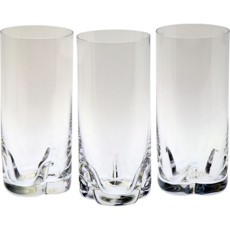 Coffret 6 Verres Hauts en Cristal de Bohême dans Coffret Cadeau °7X16 Cm (1/2)
