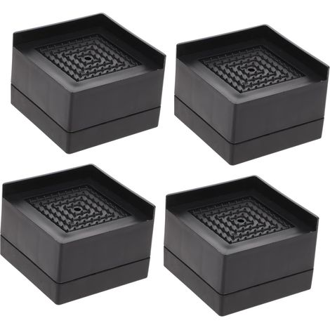 Set Fußkissen fürs Bett 5 cm verstellbare Stütze Bodenschutz