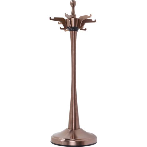 Support de cuisine rotatif en acier inoxydable, gain de place, rangement ustensiles, couleur or rose (1/5)