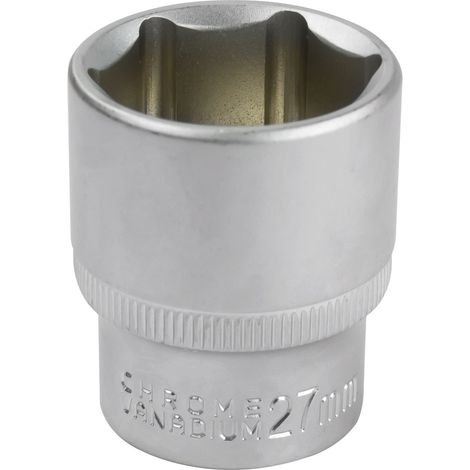 Stecknuss Sechskant 1/2" 27mm kurz (1/3)