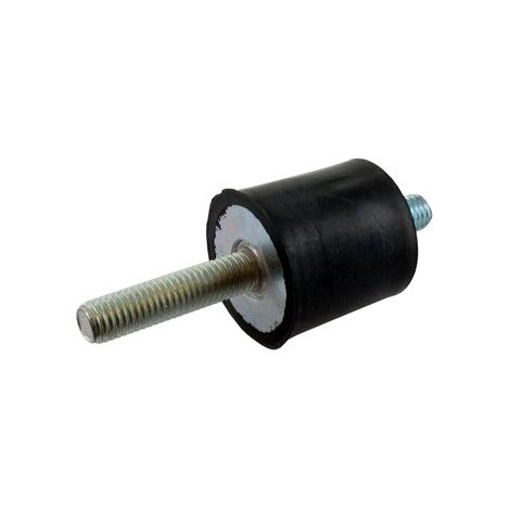 Silent bloc universel mâle – Diamètre 30 mm – M8 – 14/32 mm – Adaptable pour chantiers humides – Couleur noir