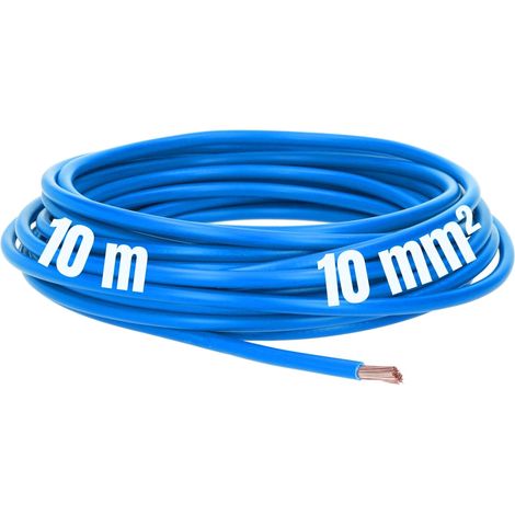 Lapp 10m Cavo Unipolare H07V-K 10mm² Blu - Filo Elettrico Cablaggio PVC (1/5)