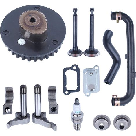 Adefol Poulie Moteur Arbre à came Plaque de sortie d'huile, Retenir les soupapes, Culbuteur 14 pièces Kit pour Honda GX25 HHT25S Pièces de rechange pour tondeuse pour 14320-Z0H-010, 14730-Z0H-000, 147 (1/5)