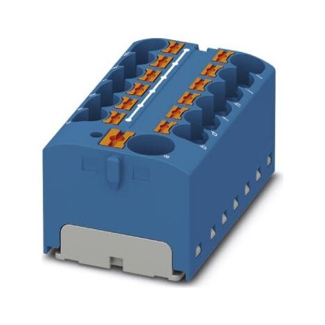 Bloque de distribución Phoenix Contact ptfix 10/12x4 bu 32 A 690 V (1/3)