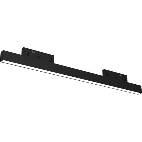 Linéaire pour rail magnétique 1 phase noir 60 cm 4000 K 20 W 24 V Milagro (1/5)