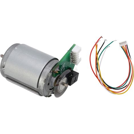 Moteur CC 385, codeur photoélectrique 96 lignes, phase AB, sans balais, aimant permanent, 12 V CC