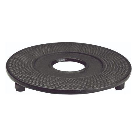 ibili Soporte para Tetera de Hierro Fundido Negro 13x13x7 cm