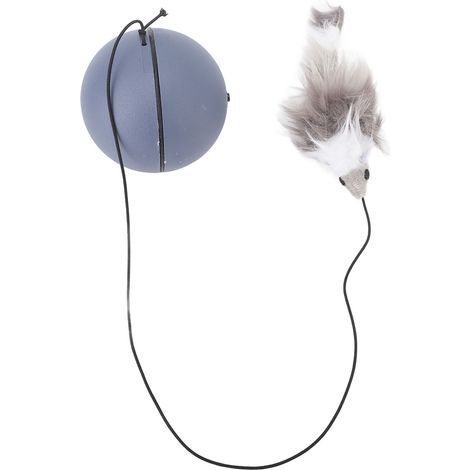 Boule interactive intelligente pour chat, jouet roulant anti-stress pour exercice et divertissement, gris foncé (1/5)