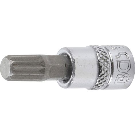 BGS TECHNIC Bit Sleeve - 6,3 mm - Dentatura multipla interna per XZN M8 - 2503 (1/3)