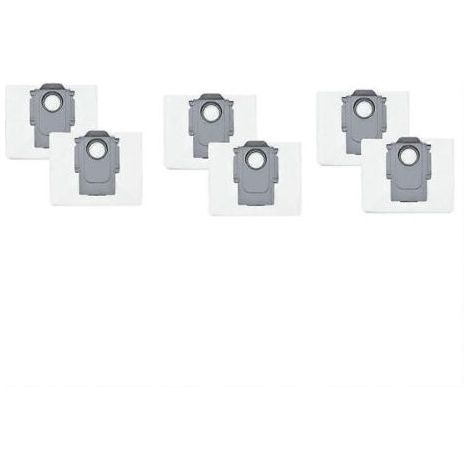 Lot de 6 sacs à poussière pour aspirateur robot Roborock S8 Pro Ultra, S8+, S7 MaxV Ultra/Max Ultra (2,5 L). (1/5)