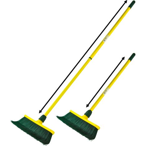 BÜMAG Teleskop Krallenbesen Besen 40 cm Breite mit Teleskopstiel 88 bis 142 cm (1/5)