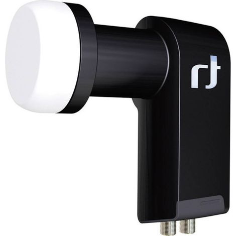 LNB Twin Haut Gain HGLN 40mm LNB - Black Ultra - Réception Difficile - Inverto - Sorties Indépendantes (1/2)