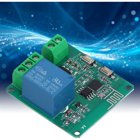 Relais WiFi ESP8266 5V double/monocanal pour maison connectée IoT avec application mobile et commande à distance (monocanal) (1/5)
