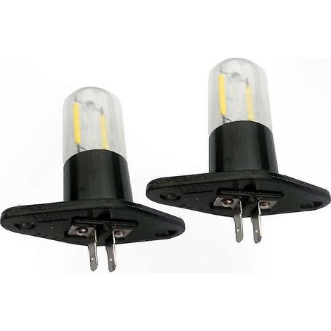 Ampoules LED pour micro-ondes, lot de 2, solution d'éclairage lumineuse et écoénergétique