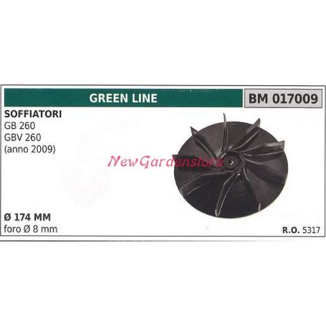 Ventola soffiatore GB 260 GBV 260 GREENLINE 017009