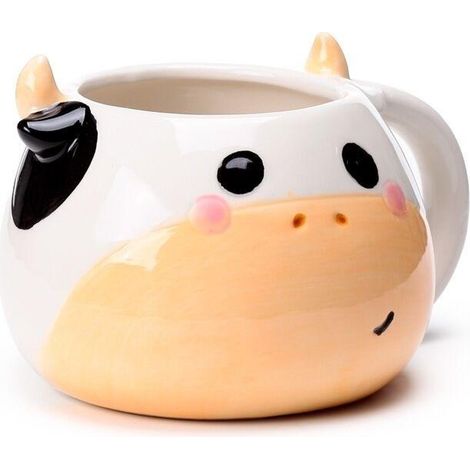Tazza a forma di mucca