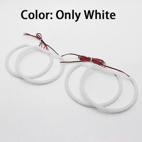 SMD Cotton Light Switchback LED Angel Eye Halo Ring Kit für BMW E65 E66 Vor-Facelift 745i 745Li 760Li 760i 2002 2003 2004 2005 – Weiß