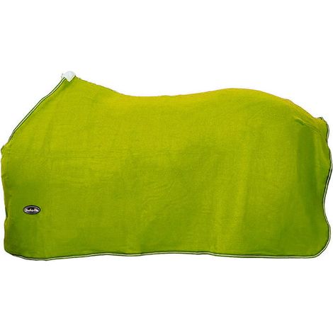 125 cm, Fucsia : Coperta per cavalli Polar Color in pile antipilling con chiusure anteriori a clip