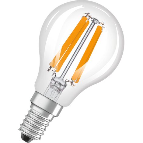 OSRAM LED Classic P 25 Filament Efficacité énergétique classe A 1.2W 827 Clair E14