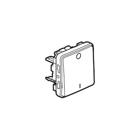 Legrand 069530 IP55 10AX 250V wasserdichter zweipoliger zusammensetzbarer Plexo-Schalter - grau (1/2)