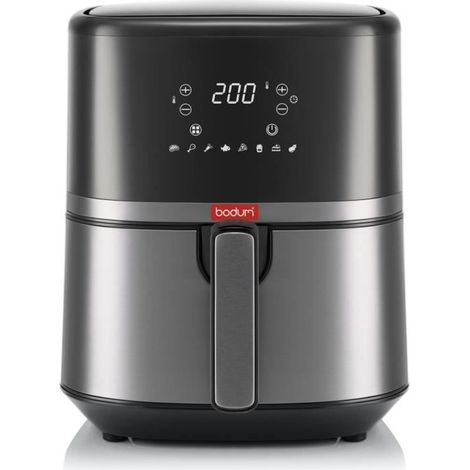 Oil-free fryer - BODUM - 4.5L - 1500 W - Black (1/3)