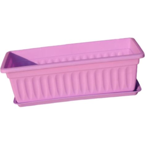 Pot de fleurs rectangulaire multifonctionnel avec trou de drainage (1/5)